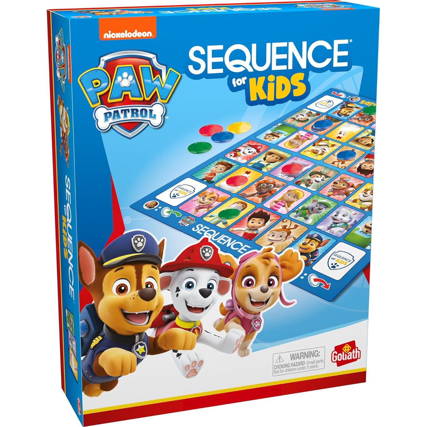 Juego de Secuencia Paw Patrol Goliath 4-en-Fila 2-4 Jugadores