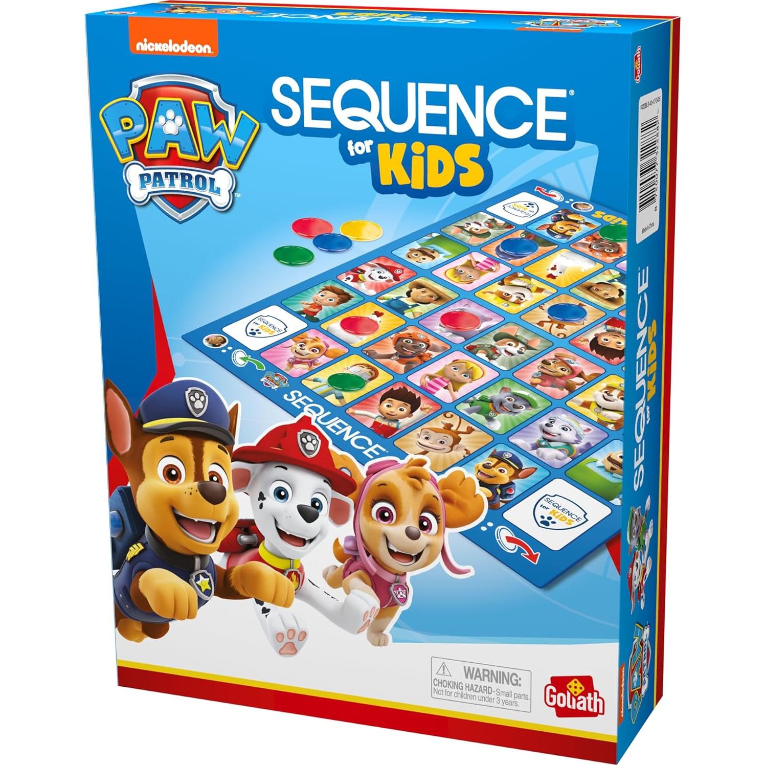 Juego de Secuencia Paw Patrol Goliath 4-en-Fila 2-4 Jugadores