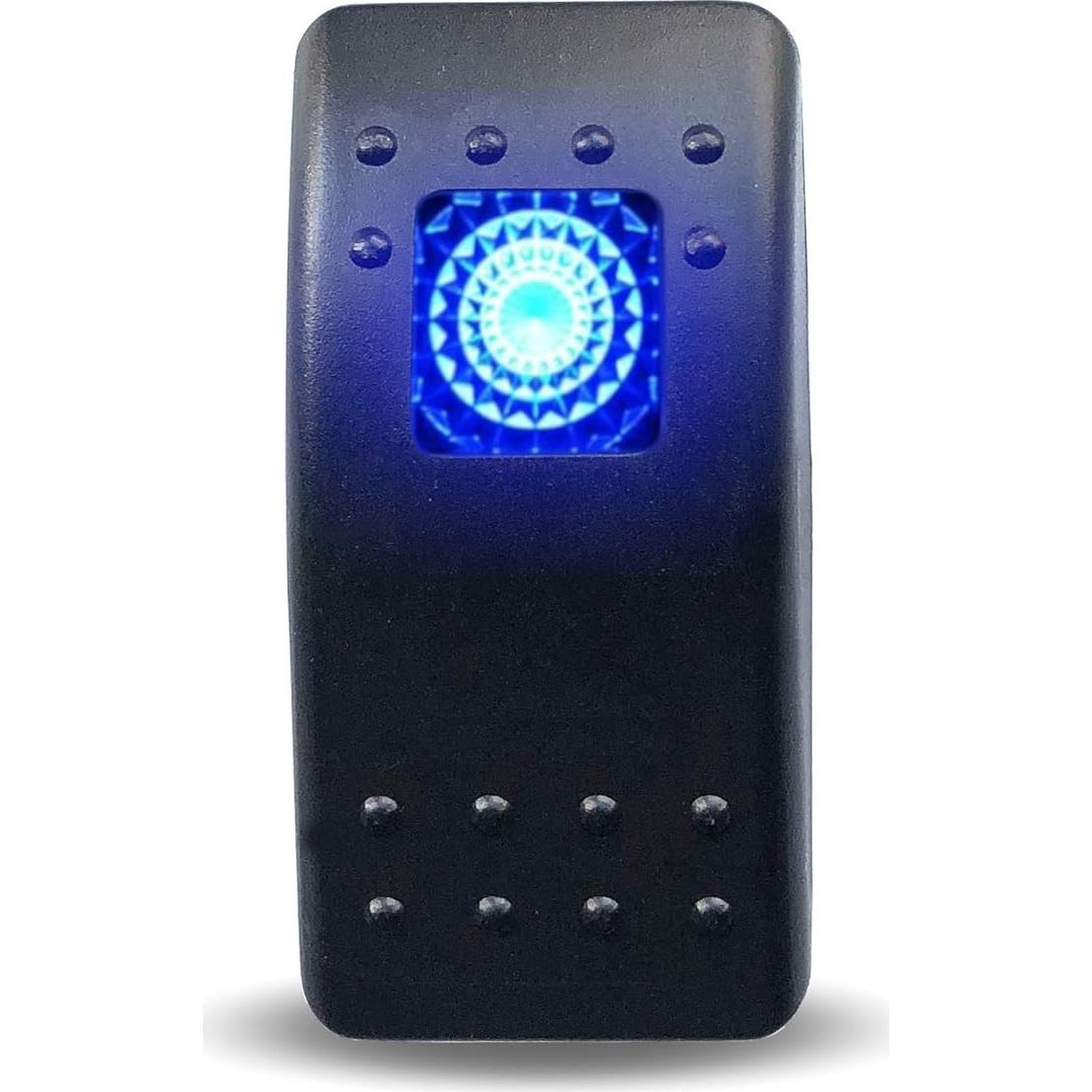 Interruptores de Palanca Marinos MGI SpeedWare 20A 12V Azul 3-Pack