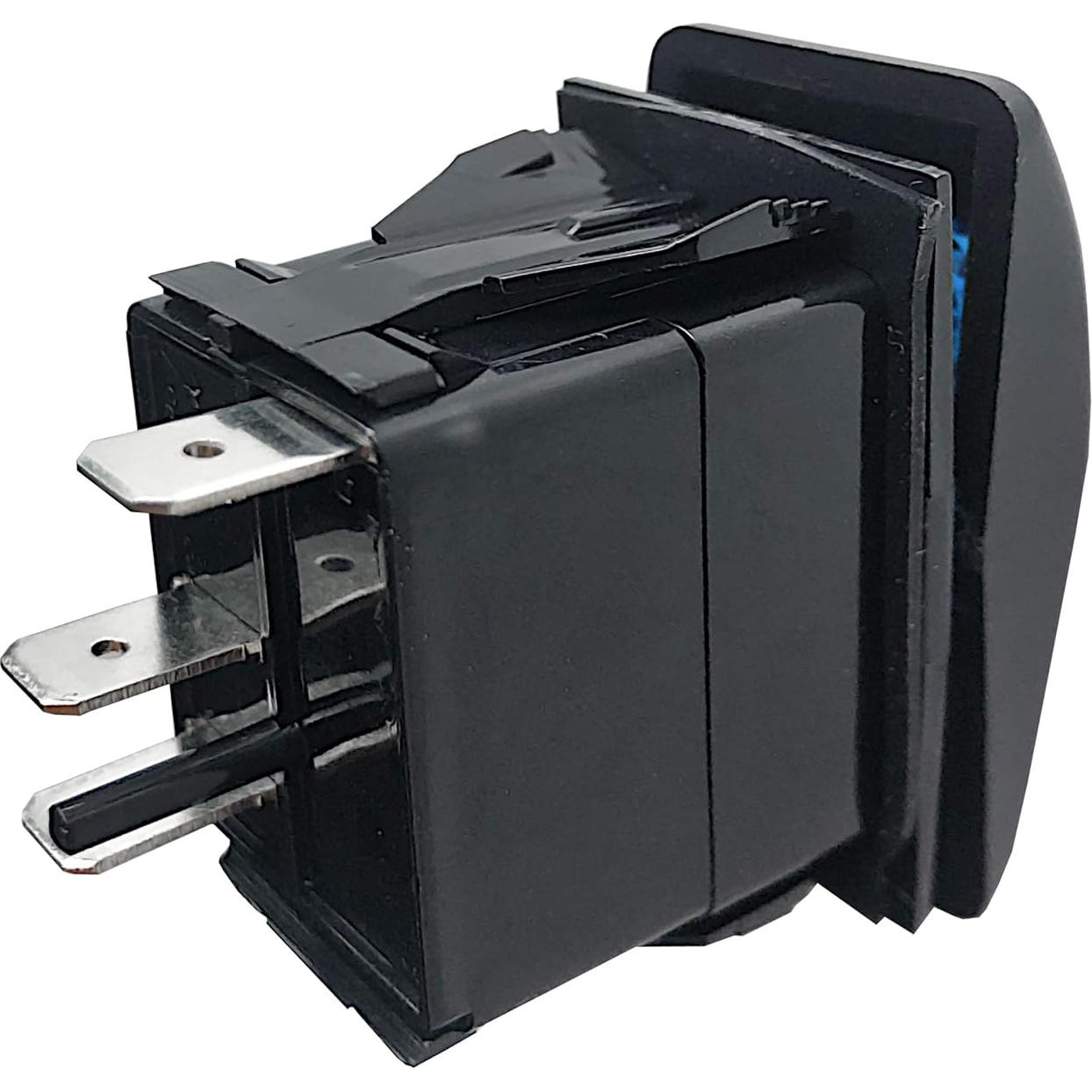 Interruptores de Palanca Marinos MGI SpeedWare 20A 12V Azul 3-Pack