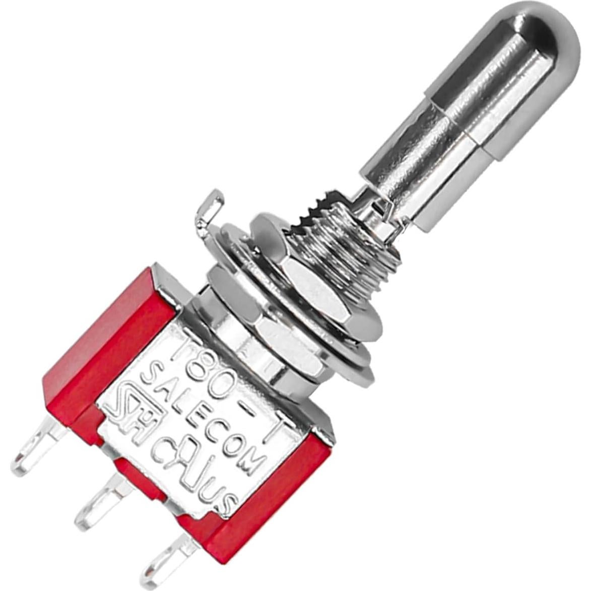 Interruptor de Palanca Mini SPDT 2 Pcs 5A 125V Badong