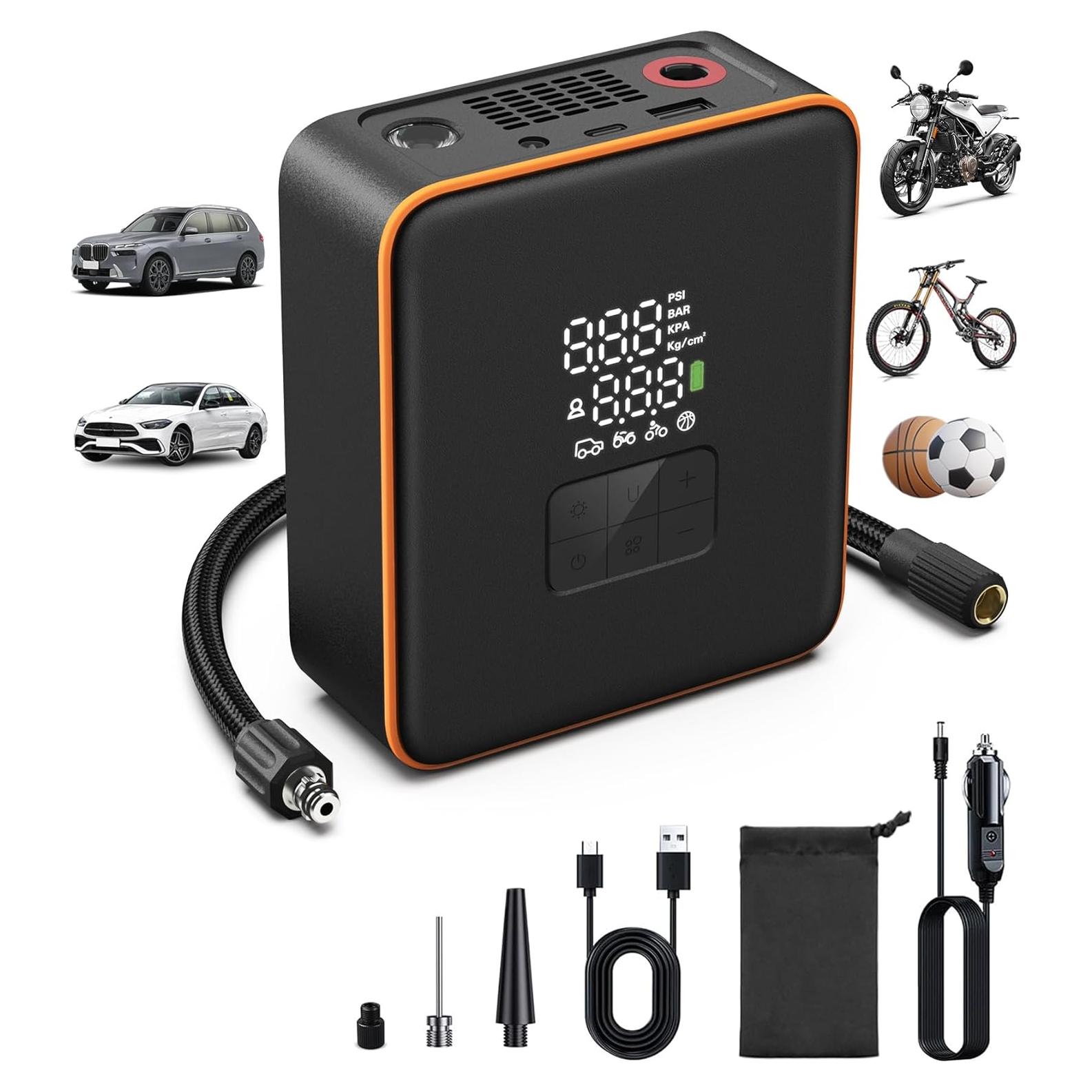 Compresor de Aire Portátil COCHEJUGAR NW12 12V 7800mAh