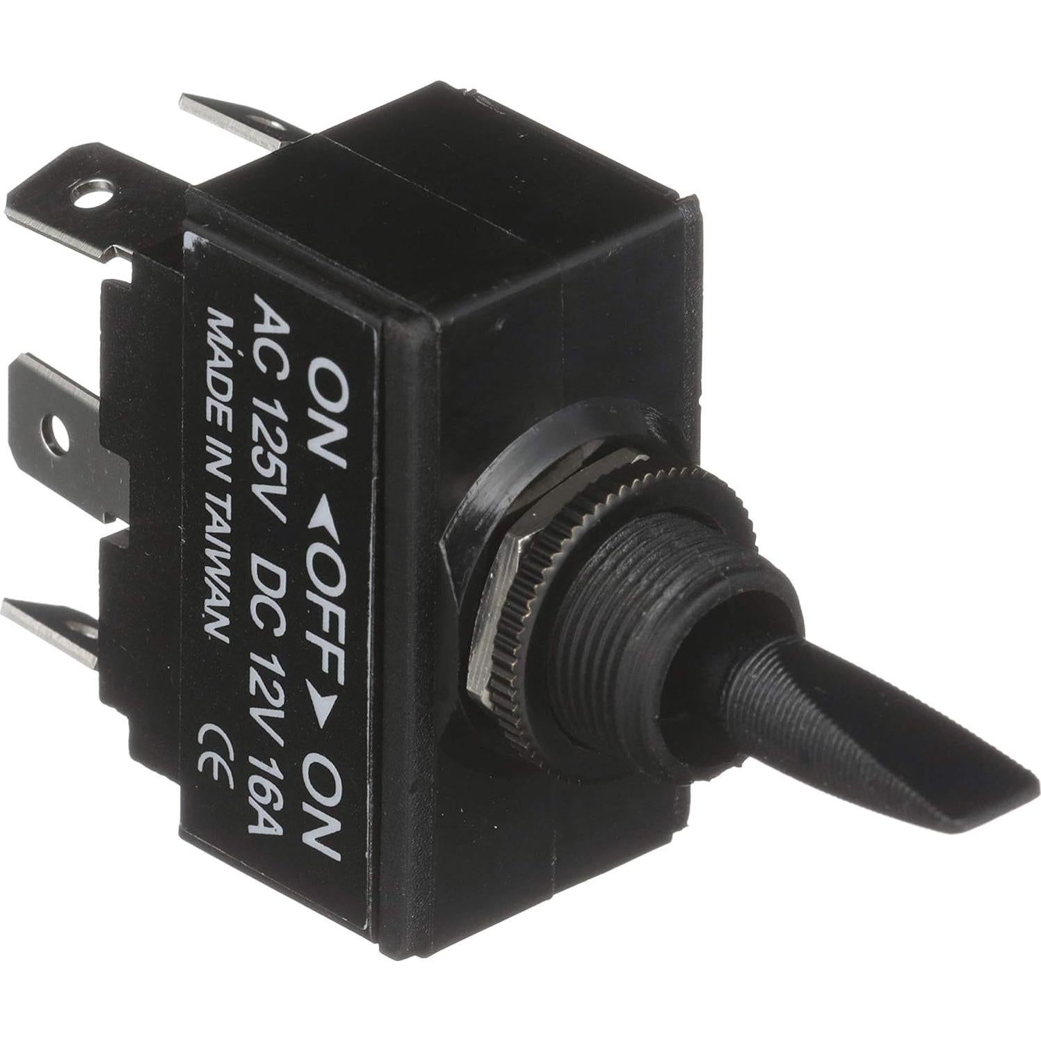 Interruptor de Palanca 3 Posiciones Seachoice 24V Negro