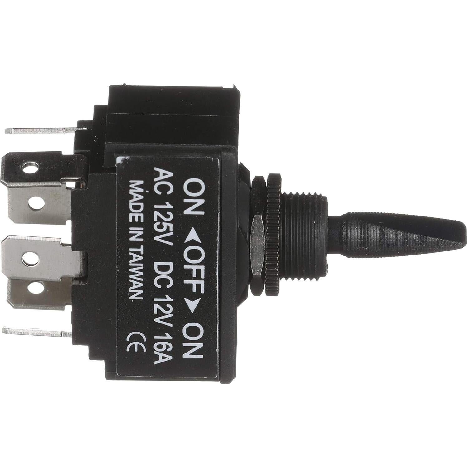 Interruptor de Palanca 3 Posiciones Seachoice 24V Negro