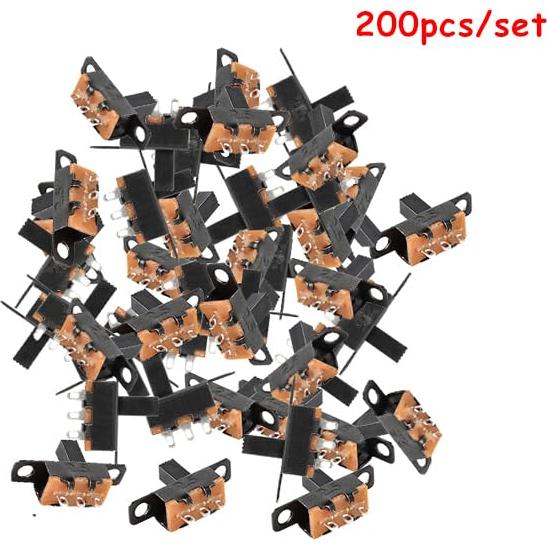 Interruptores Deslizantes JESSINIE 200PCS 6MM 50V 0.5A