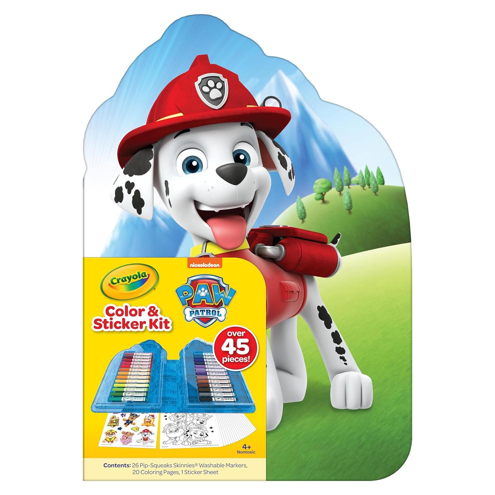Kit de Arte Crayola PAW Patrol 45 Piezas para Niños