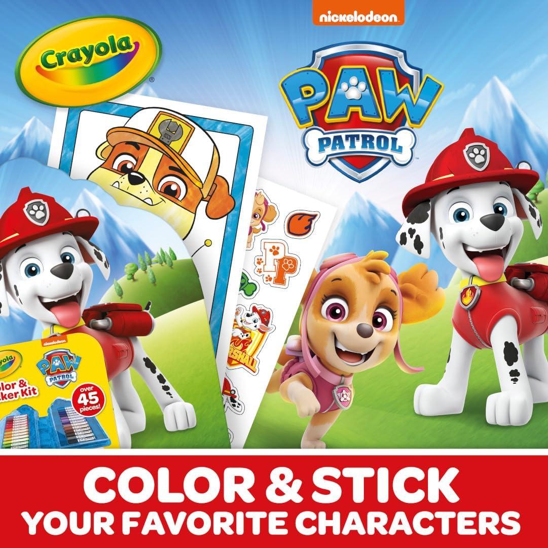 Kit de Arte Crayola PAW Patrol 45 Piezas para Niños