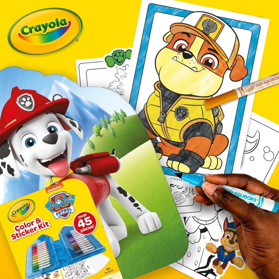 Kit de Arte Crayola PAW Patrol 45 Piezas para Niños