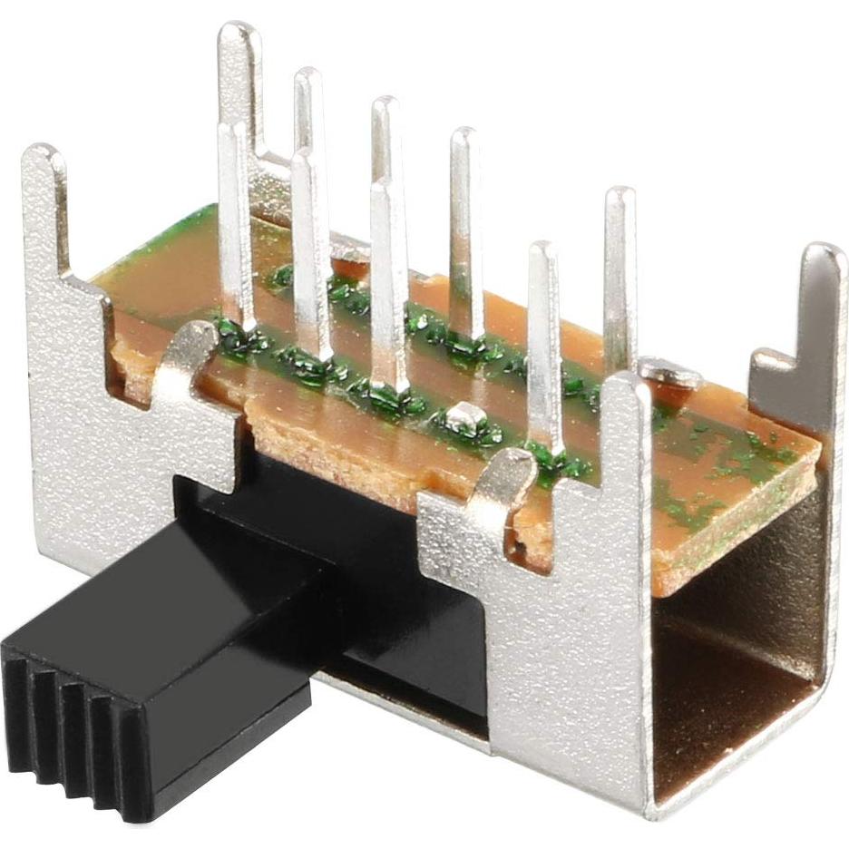 Interruptor Deslizante 20 Pcs uxcell 6mm 3 Posiciones Latching