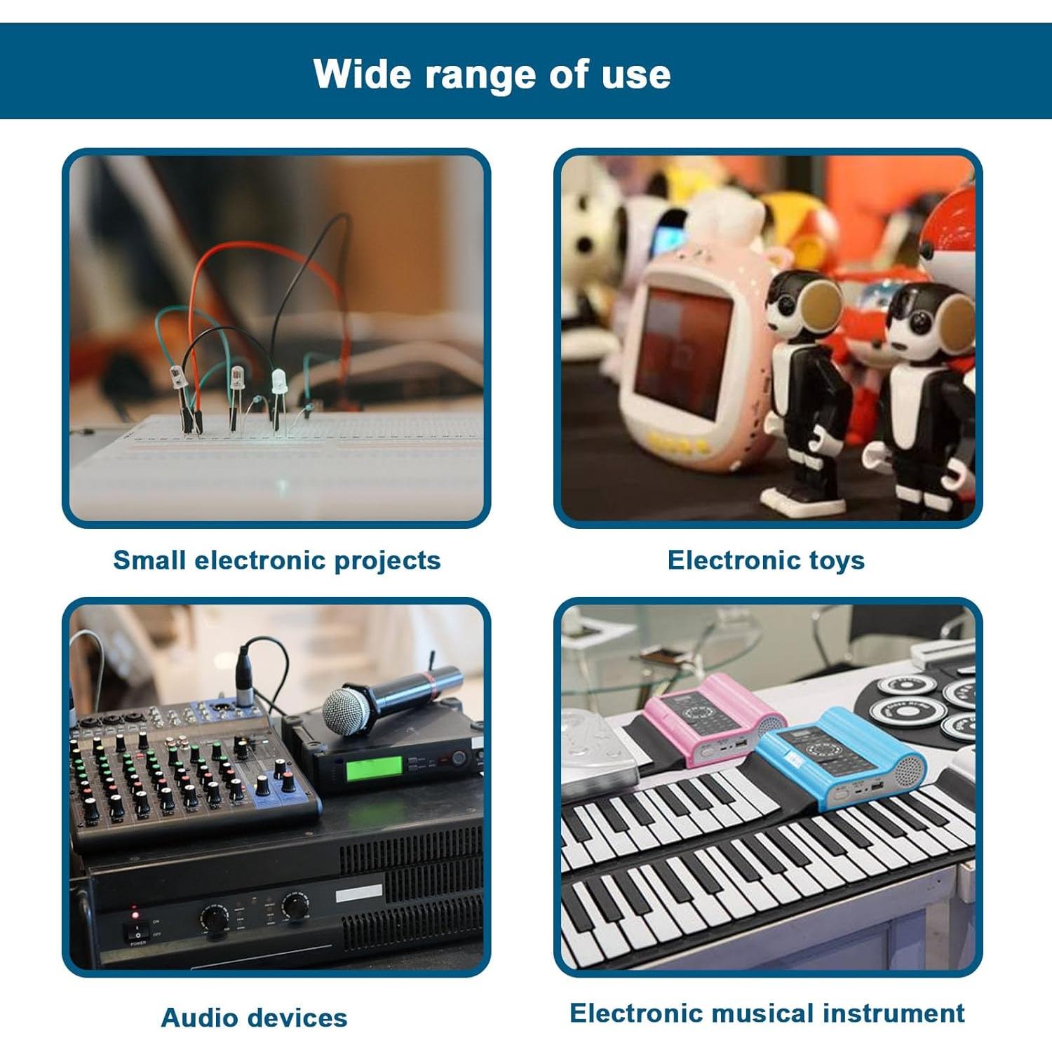 Interruptor Deslizante SPDT 100Pcs 2 Posiciones 3 Pines El Señor de las Herramientas