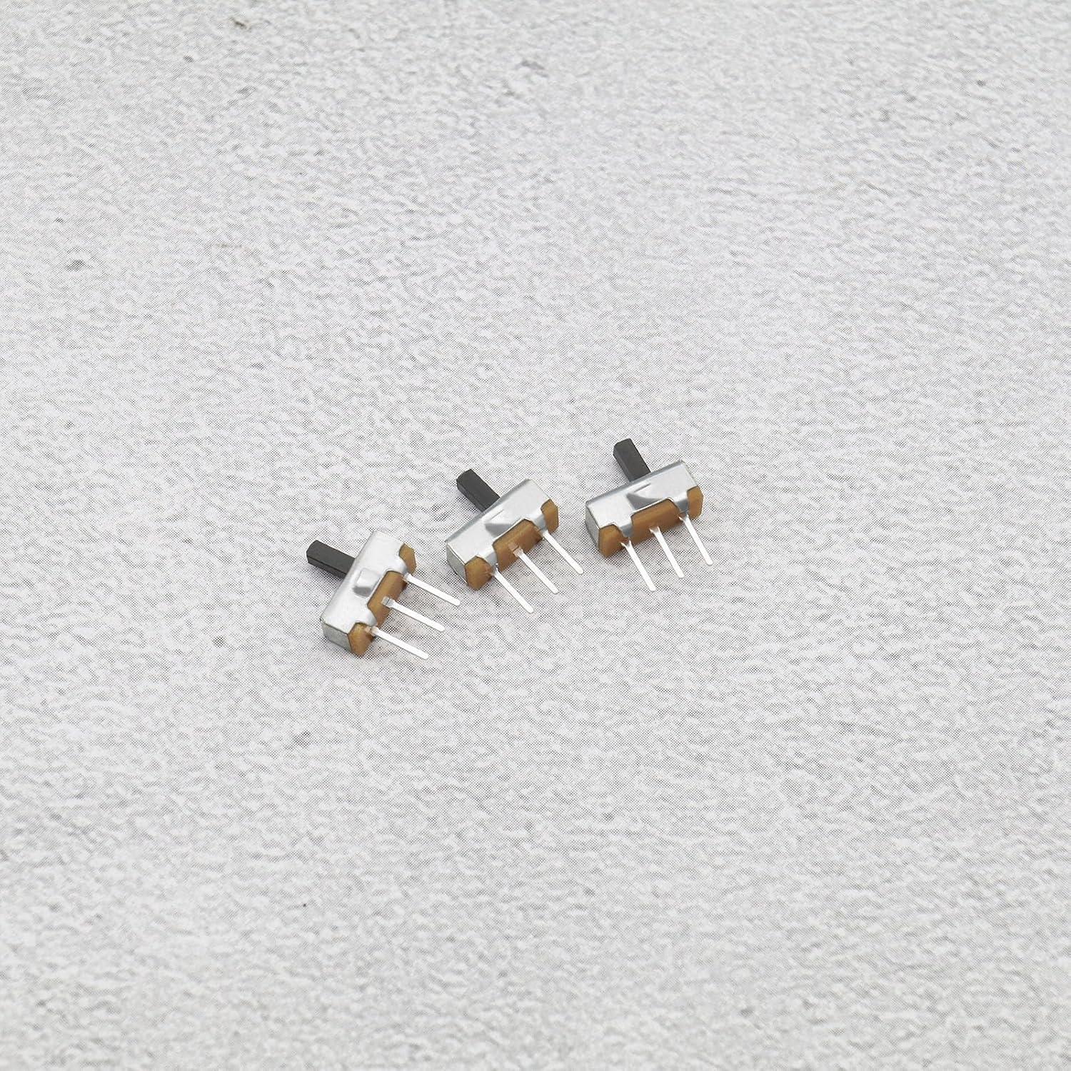 Interruptor Deslizante SPDT 100Pcs 2 Posiciones 3 Pines El Señor de las Herramientas