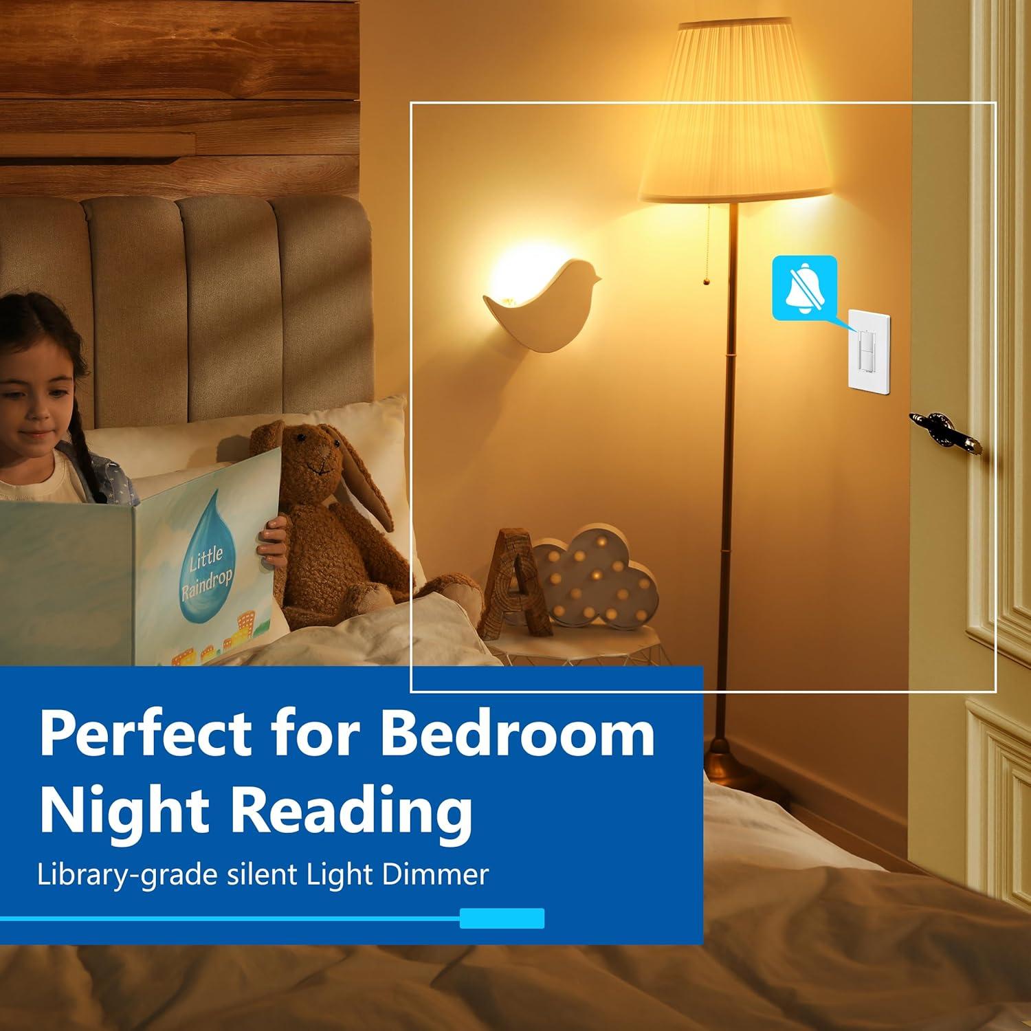 Interruptor Regulador Doble LIDER Blanco Sin Neutro 1 Polo