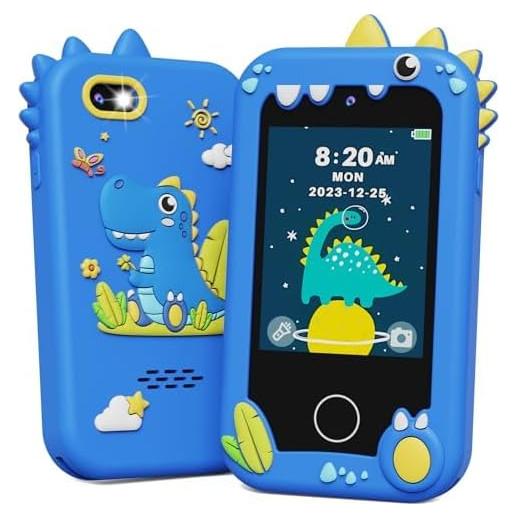 KOKODI Teléfono Inteligente para Niños con Doble Cámara