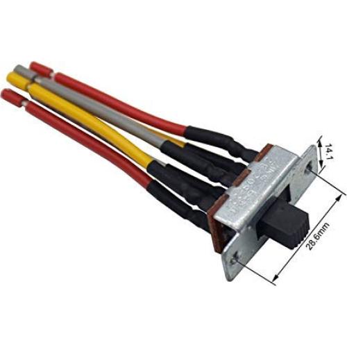 Interruptor Deslizante Inversa Ventilador Techo 6 Pines Well Tec