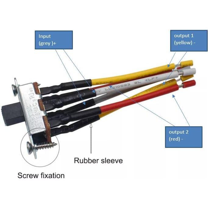 Interruptor Deslizante Inversa Ventilador Techo 6 Pines Well Tec