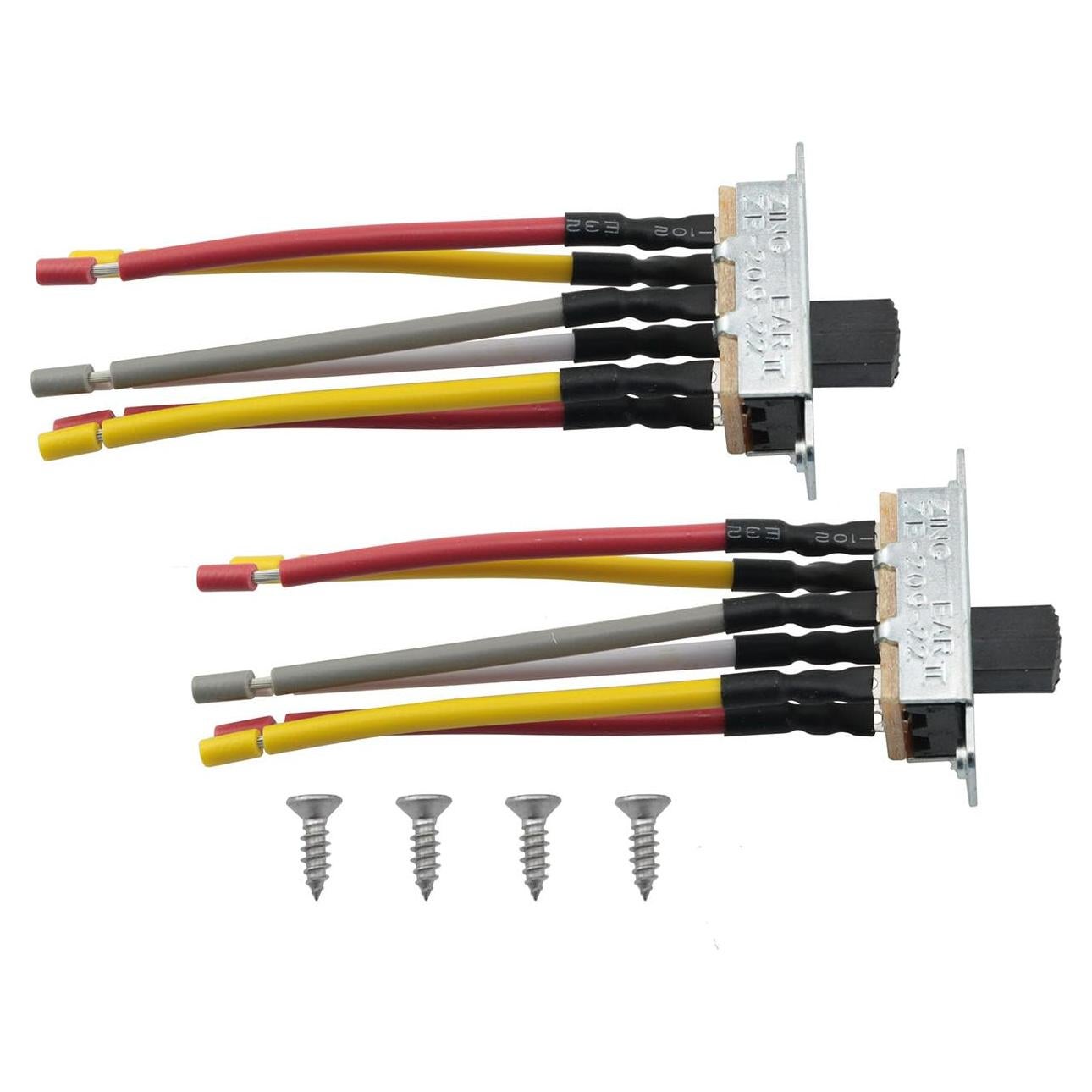 2 Interruptores de Palanca Inversa ZE-209-22 con Arnés 6A