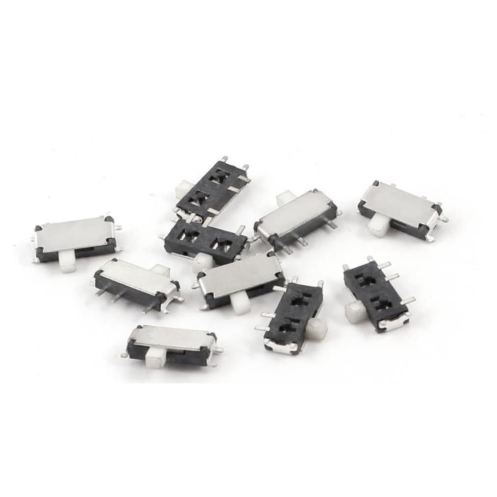 Interruptor Deslizante SPDT uxcell 10 Pcs 7 Pin 7x3mm