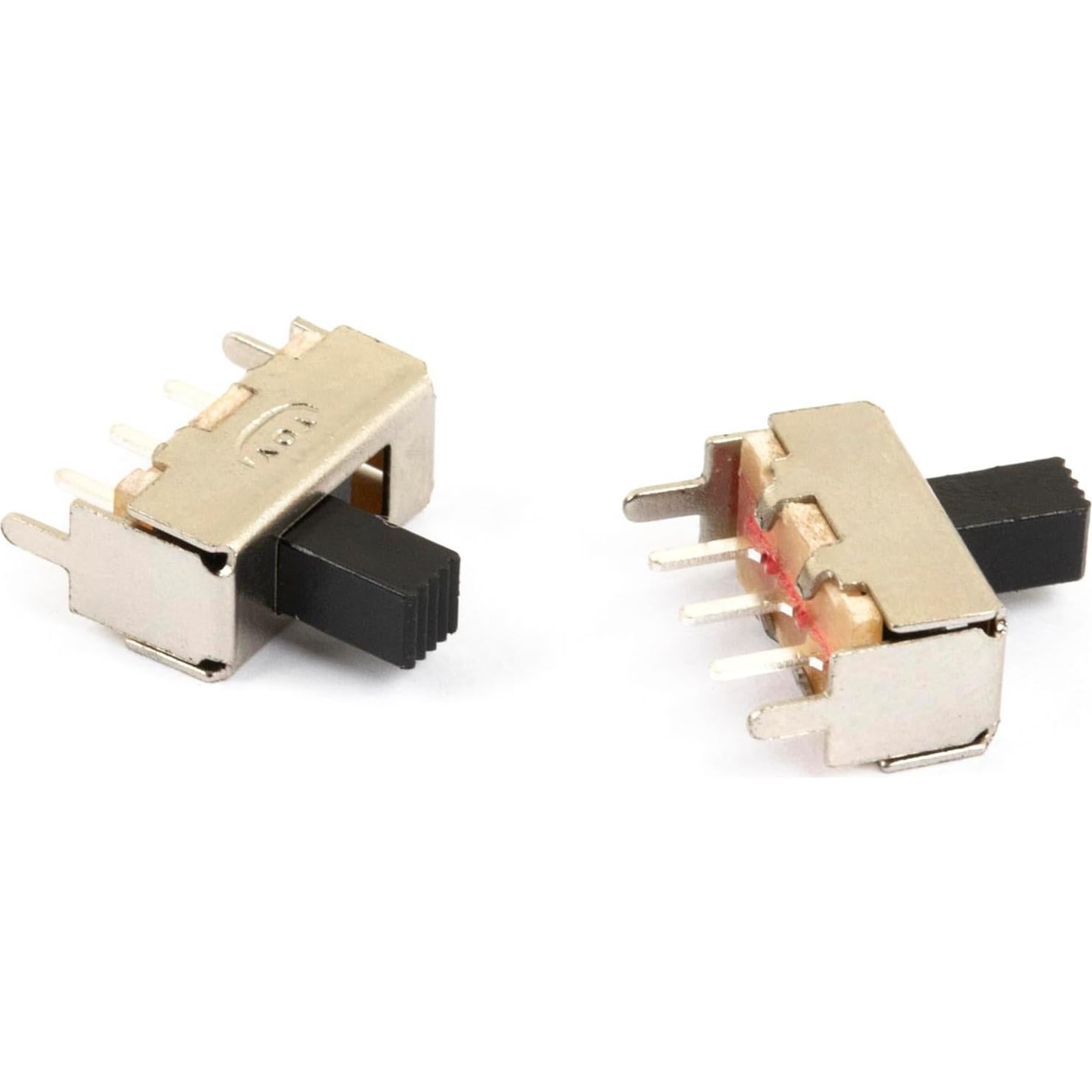 100 Interruptores de Palanca 1P2T SPDT yddmyo 5mm Verticales