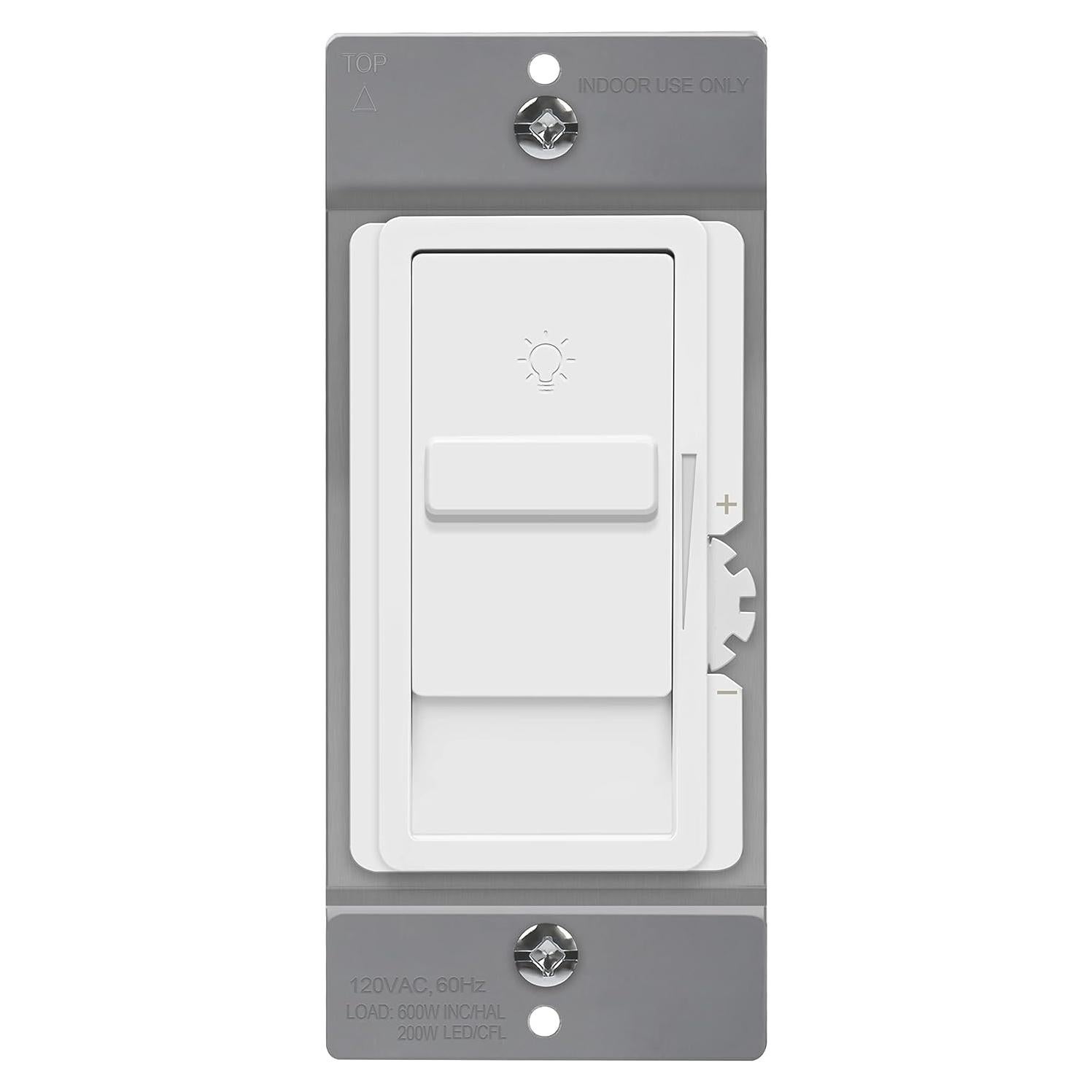 Interruptor Regulador de Luz LED Top Greener TGDS1-W Blanco 200W