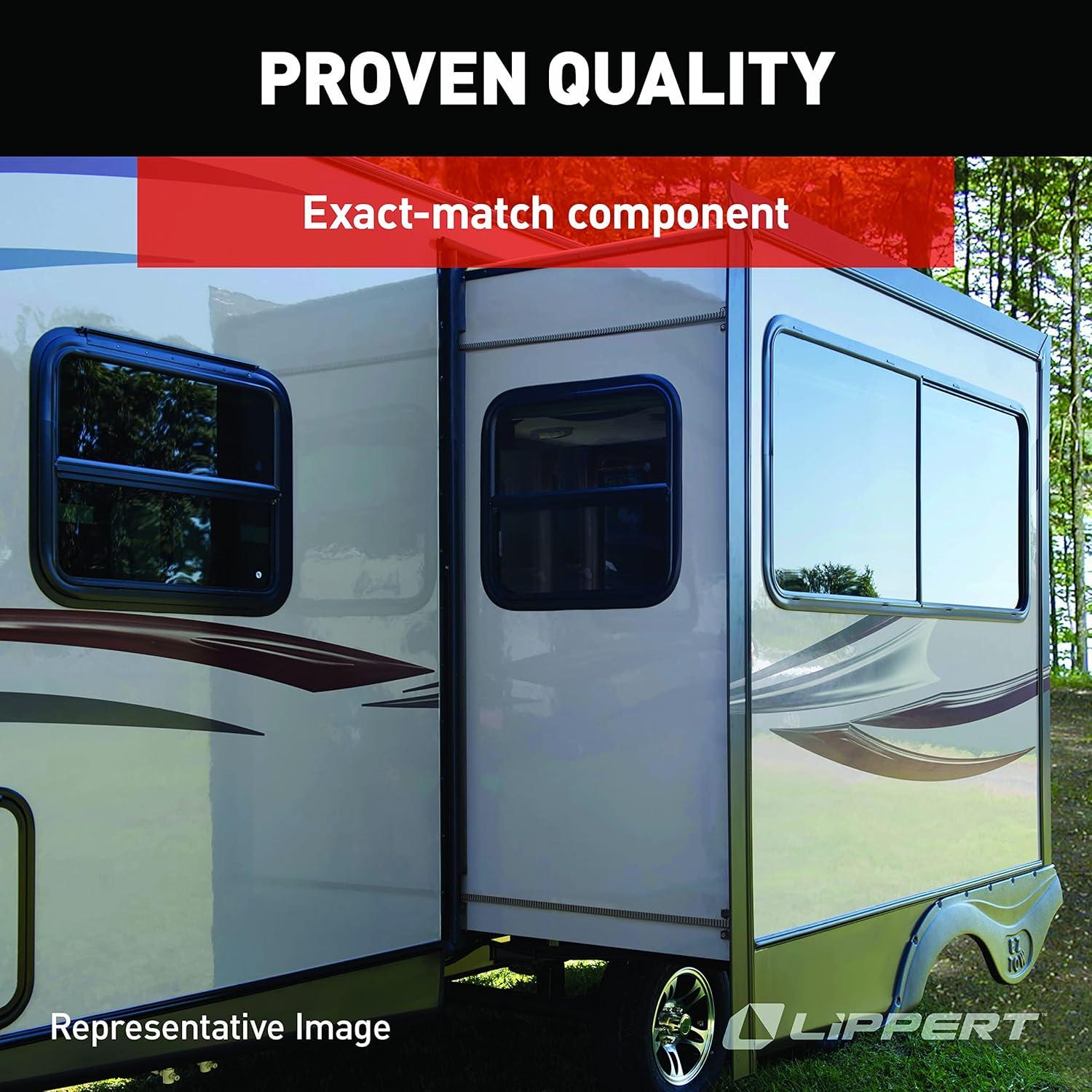 Interruptor Interior Exterior Lippert 225488 Negro para RV