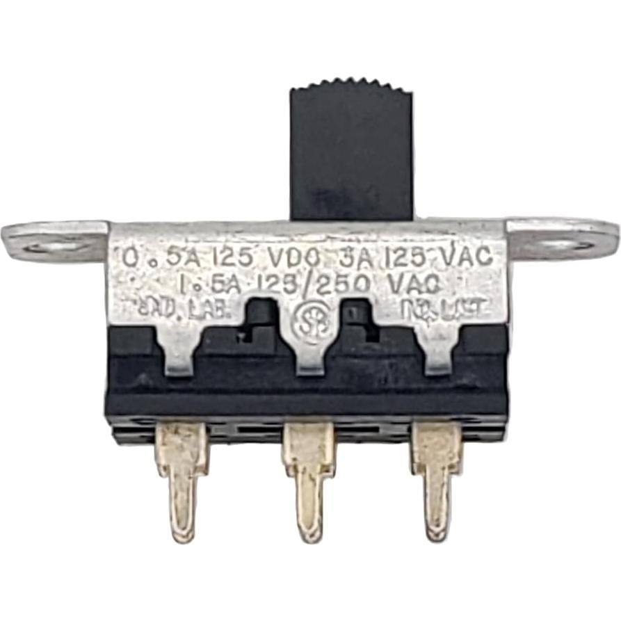 Interruptor deslizante DPDT Switchcraft 3A 125VAC Paquete de 5