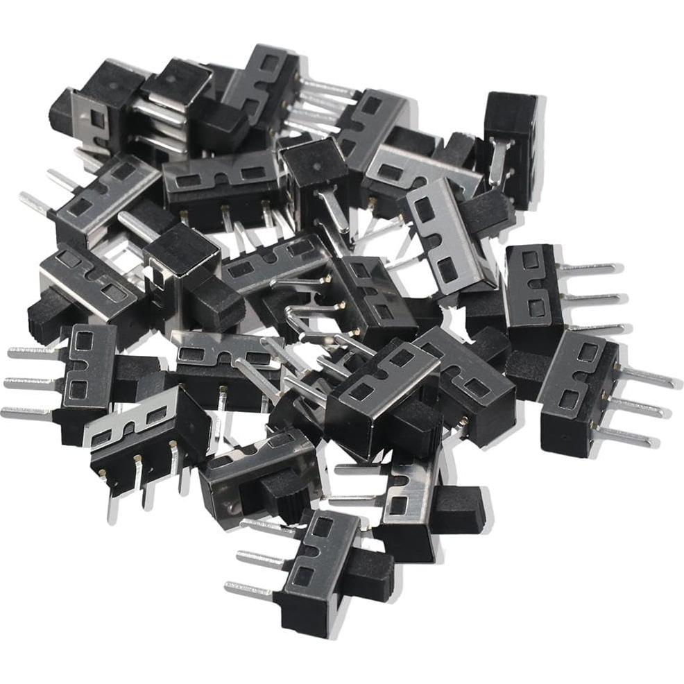 Interruptores deslizantes micro SPDT 25pcs SHUATI 3A 50V
