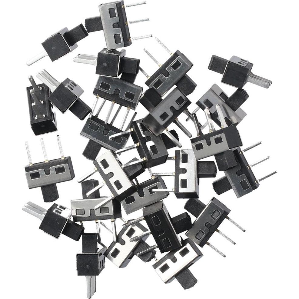Interruptores deslizantes micro SPDT 25pcs SHUATI 3A 50V
