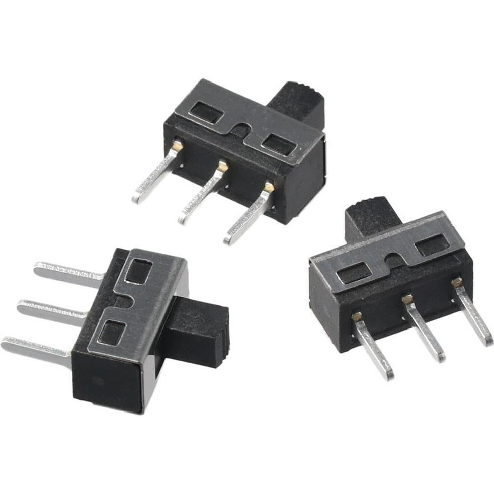 Interruptores deslizantes micro SPDT 25pcs SHUATI 3A 50V