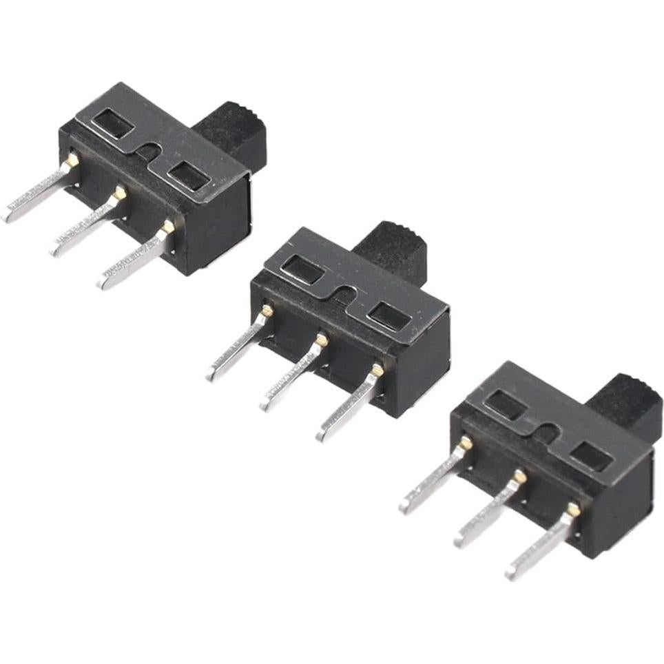 Interruptores deslizantes micro SPDT 25pcs SHUATI 3A 50V