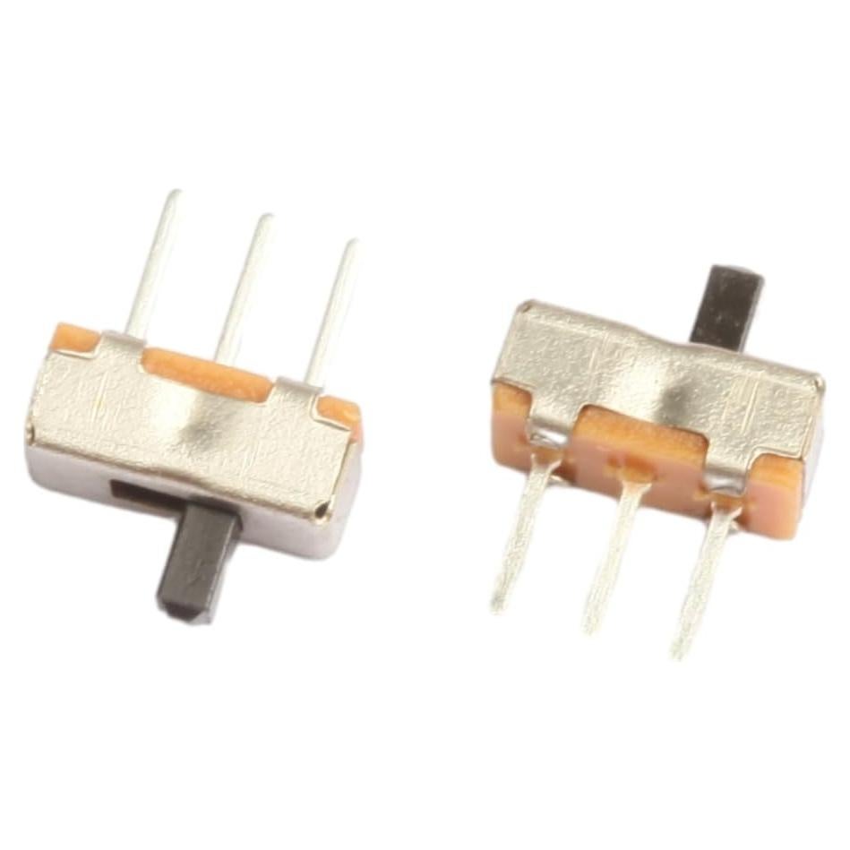 100 Mini Interruptores Deslizantes Verticales SPDT NTBLKCFR