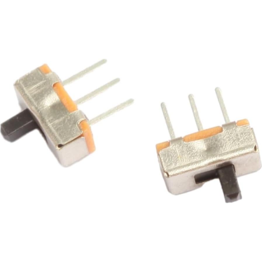 100 Mini Interruptores Deslizantes Verticales SPDT NTBLKCFR