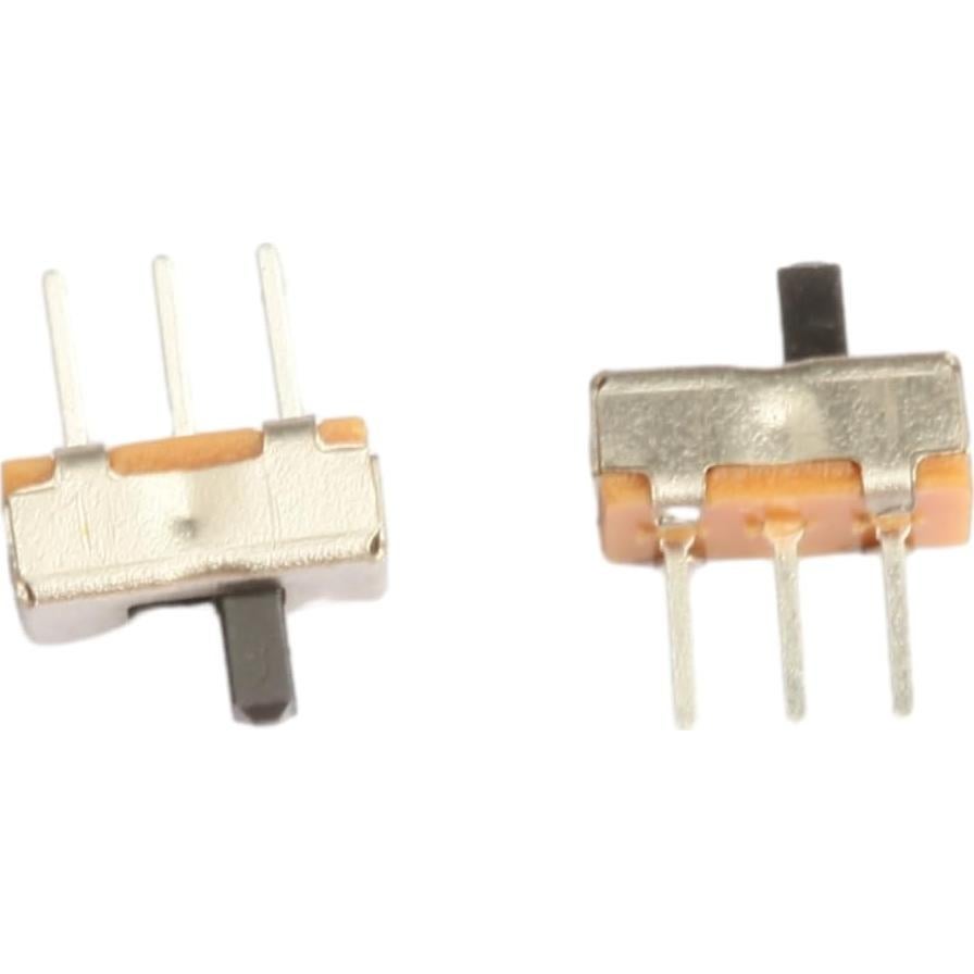 100 Mini Interruptores Deslizantes Verticales SPDT NTBLKCFR