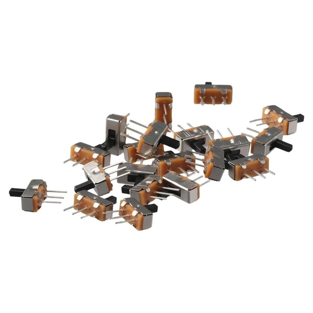 Interruptor Deslizante Micro 20pcs FEIYING 4mm SPDT Plata