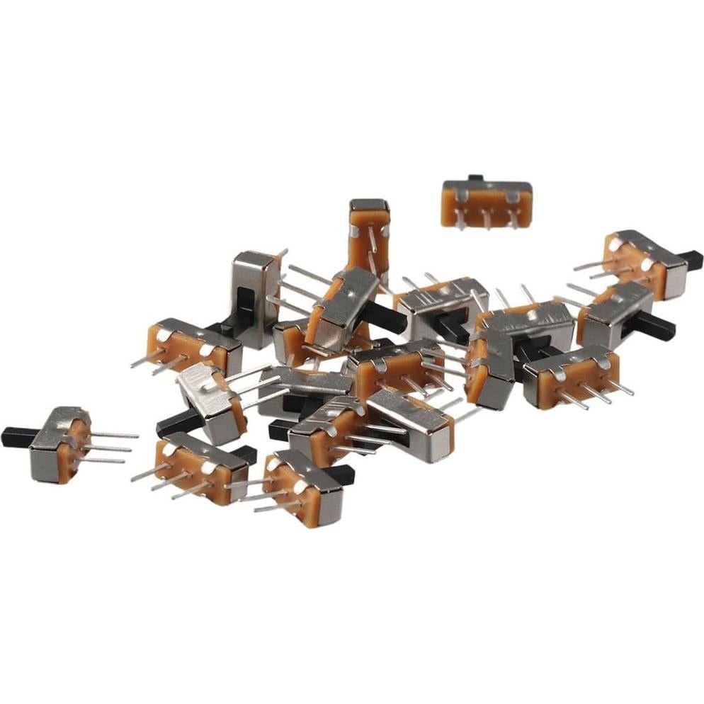Interruptor Deslizante Micro 20pcs FEIYING 4mm SPDT Plata