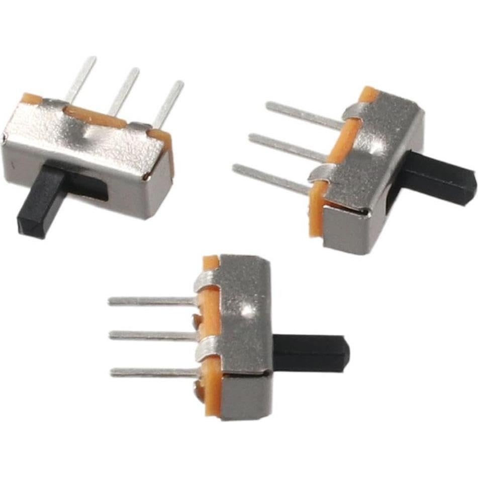 Interruptor Deslizante Micro 20pcs FEIYING 4mm SPDT Plata