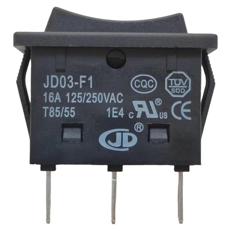 Interruptor de Palanca KCD4-3NC 3 Pines 3 Posiciones Negro