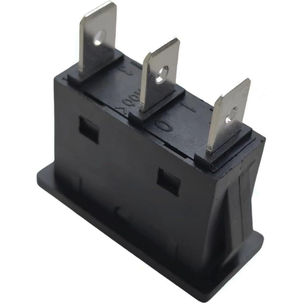 Interruptor de Palanca KCD4-3NC 3 Pines 3 Posiciones Negro