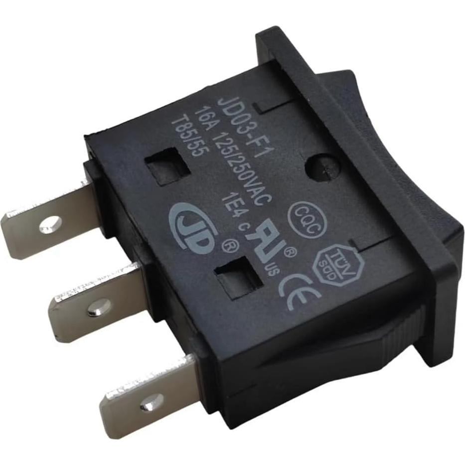 Interruptor de Palanca KCD4-3NC 3 Pines 3 Posiciones Negro