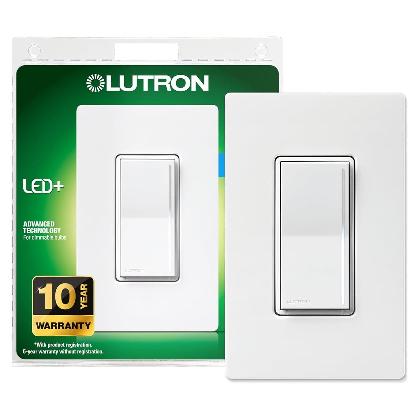 Interruptor Regulable Táctil Lutron Sunnata LED+ Blanco 3 Vías