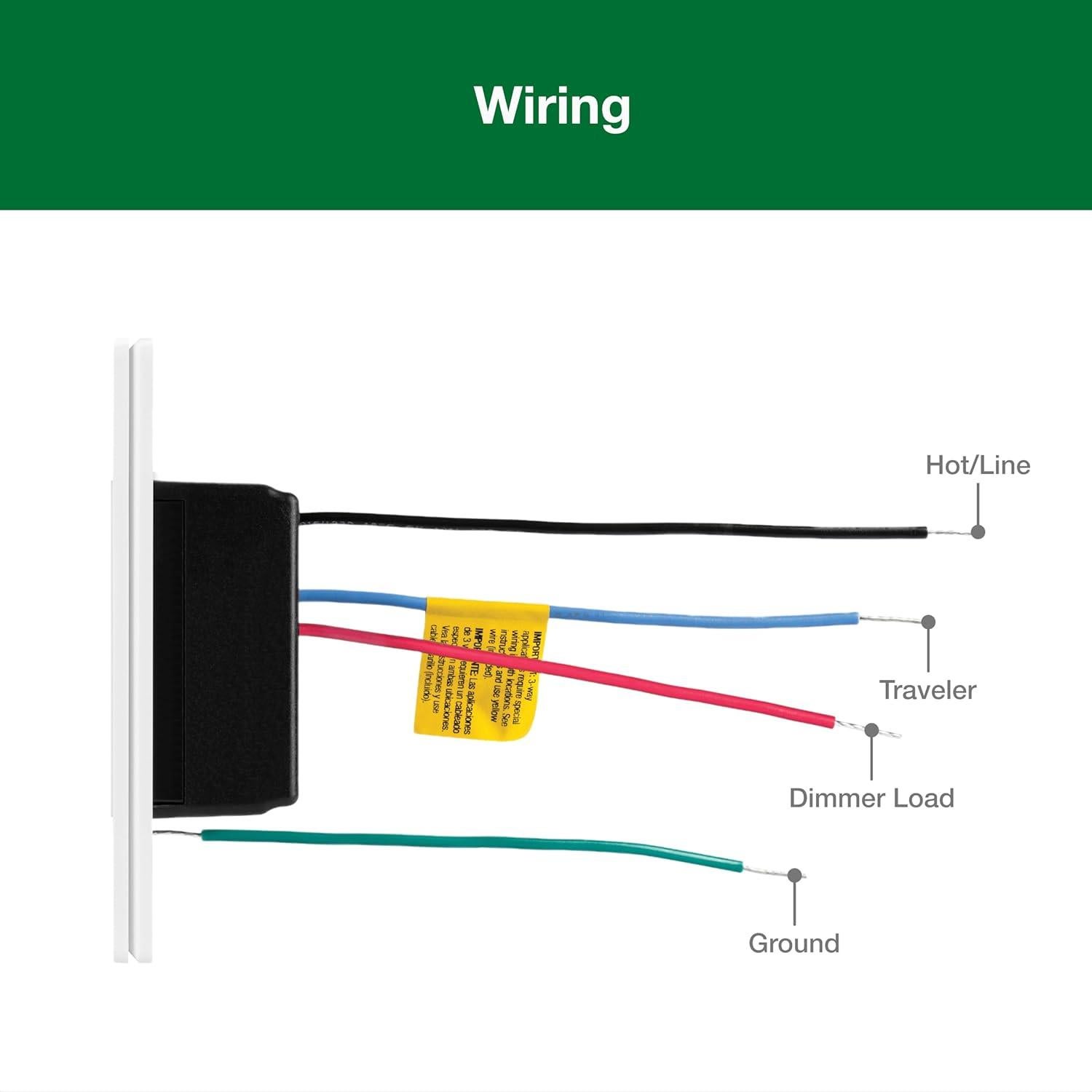 Interruptor Regulable Táctil Lutron Sunnata LED+ Blanco 3 Vías