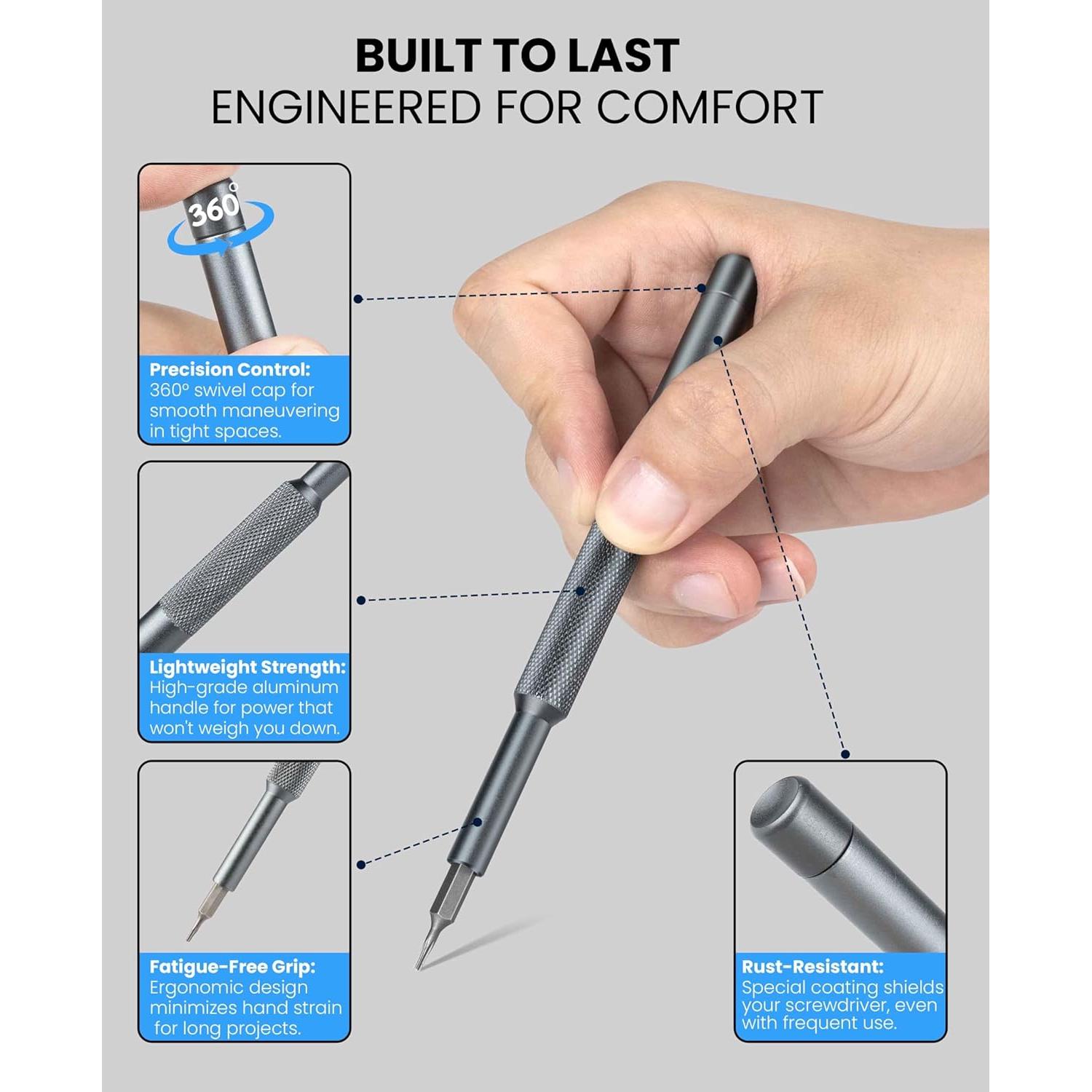 Juego de Destornilladores de Precisión 27 en 1 Efekol - Kit Completo