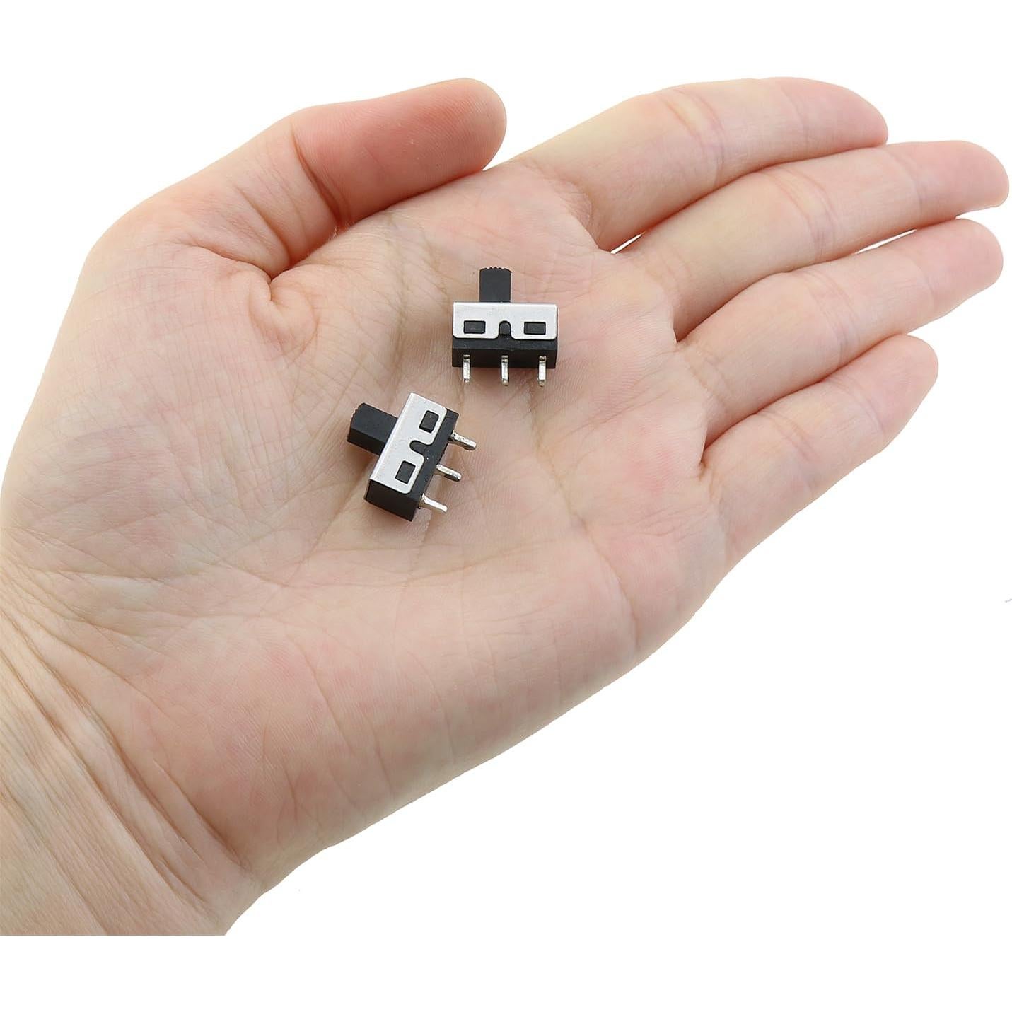 18 Interruptores Deslizantes Verticales ZZHXSM 5mm AC 125V 2A