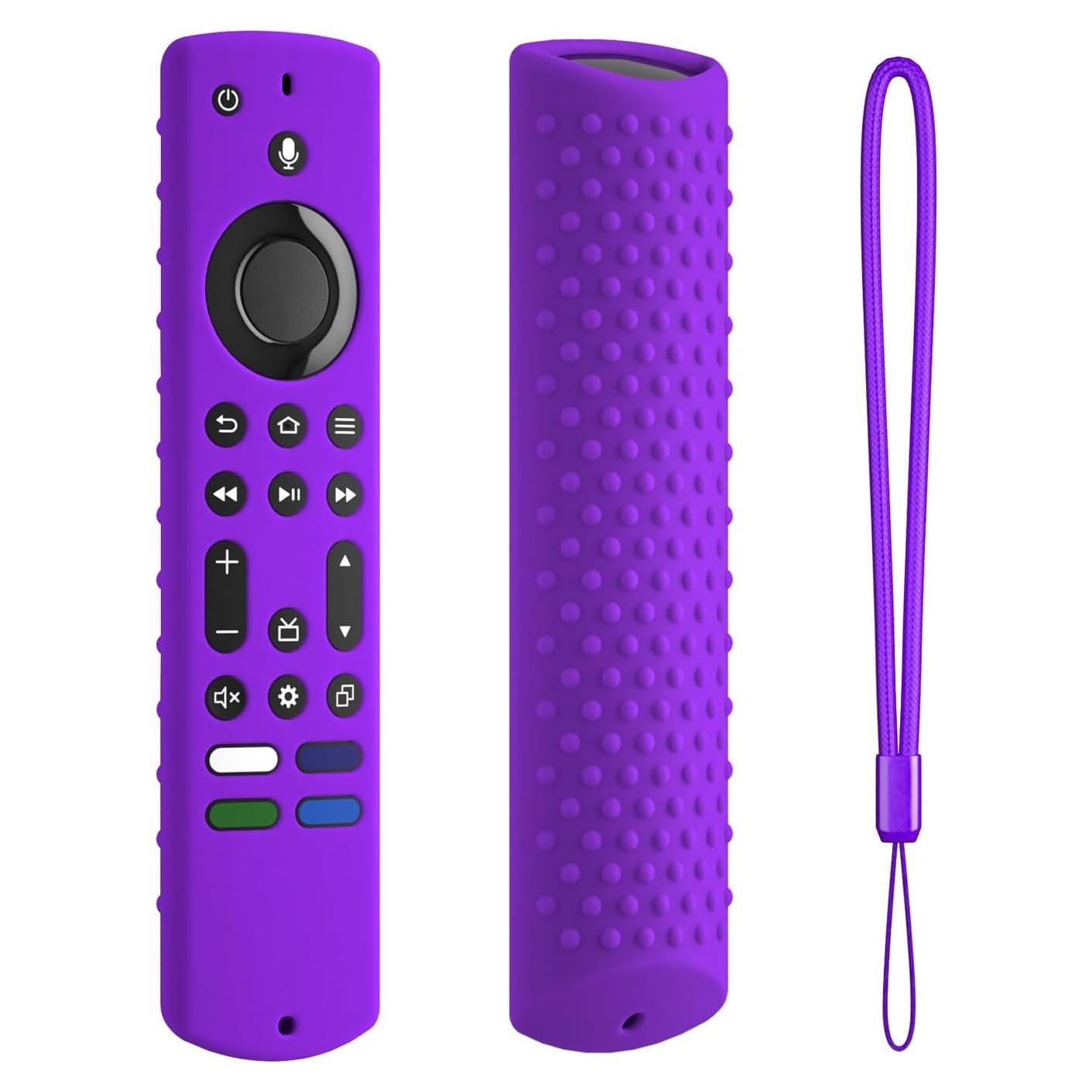Funda Silicona Control Remoto Fire TV Stick 4K Max 2023 Morado