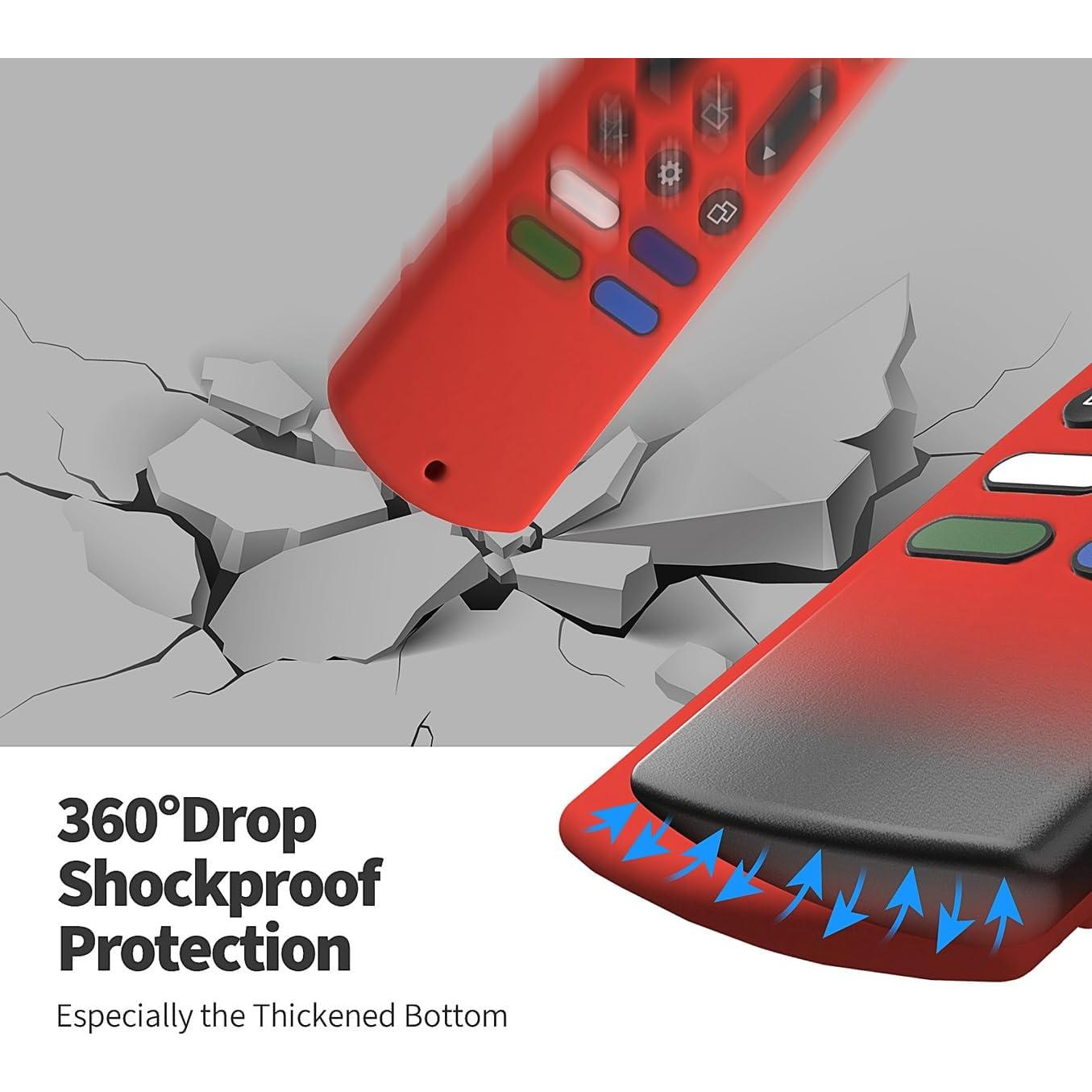 Funda Silicona Control Remoto Fire TV Stick 4K Max 2023 Morado