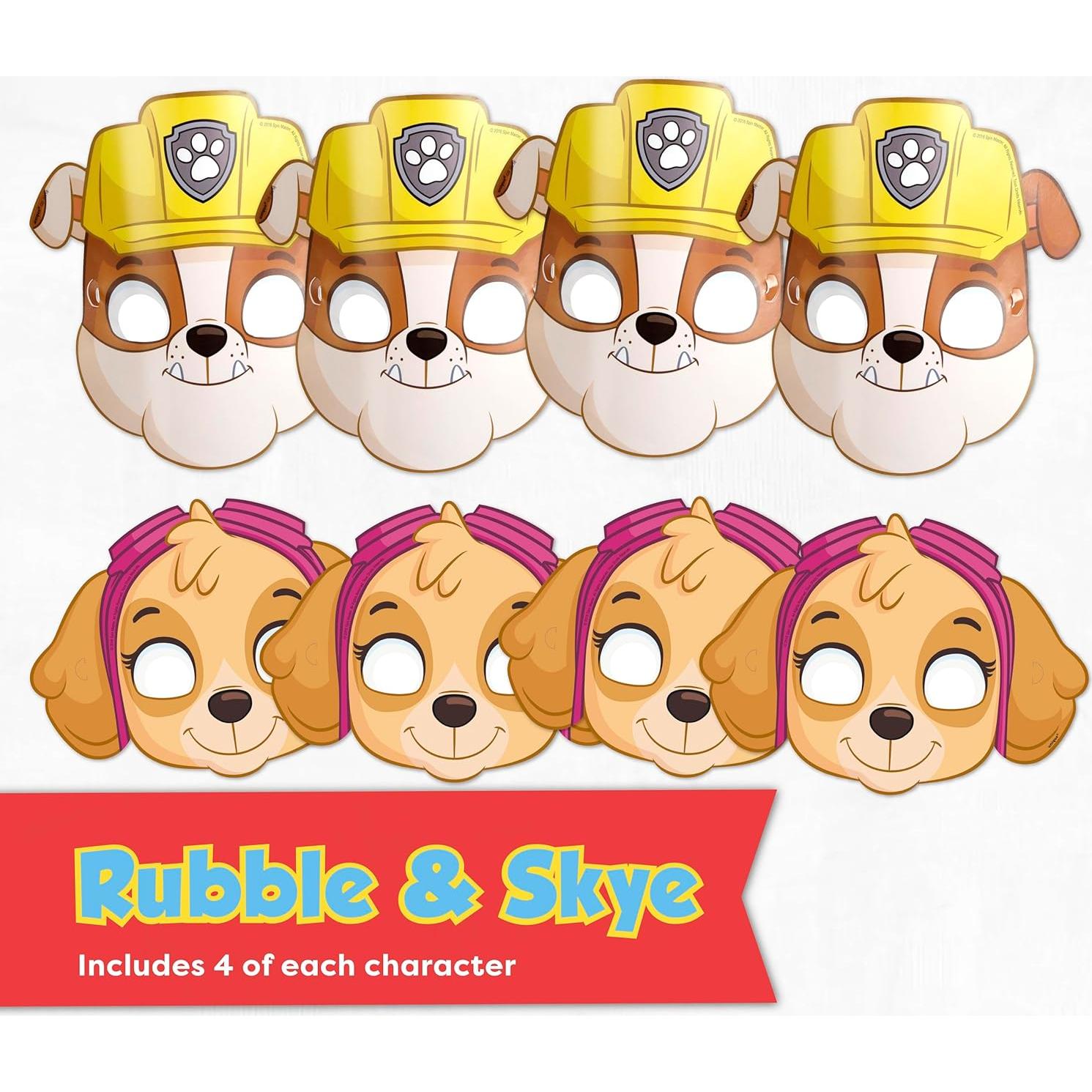 Mascarillas Paw Patrol para Fiestas - Paquete de 16