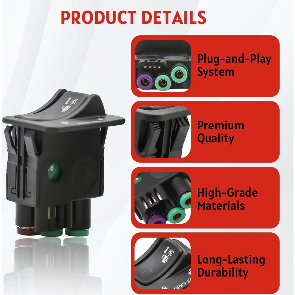 Interruptor de Control de Quinto Eje Peterbilt SZQBZMJ - Reemplazo OEM