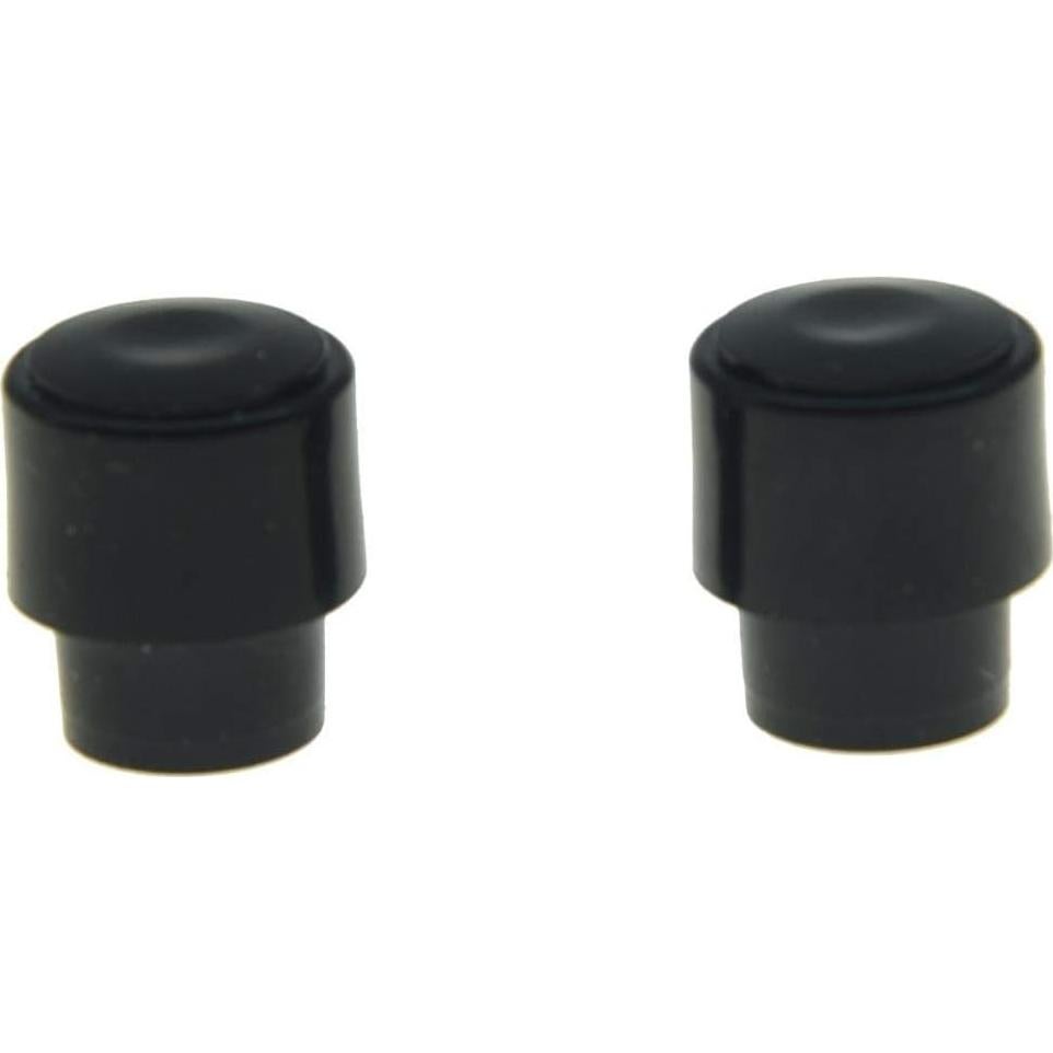 Puntas de Interruptor de Barril Negras KAISH para Telecaster - 2 Unidades