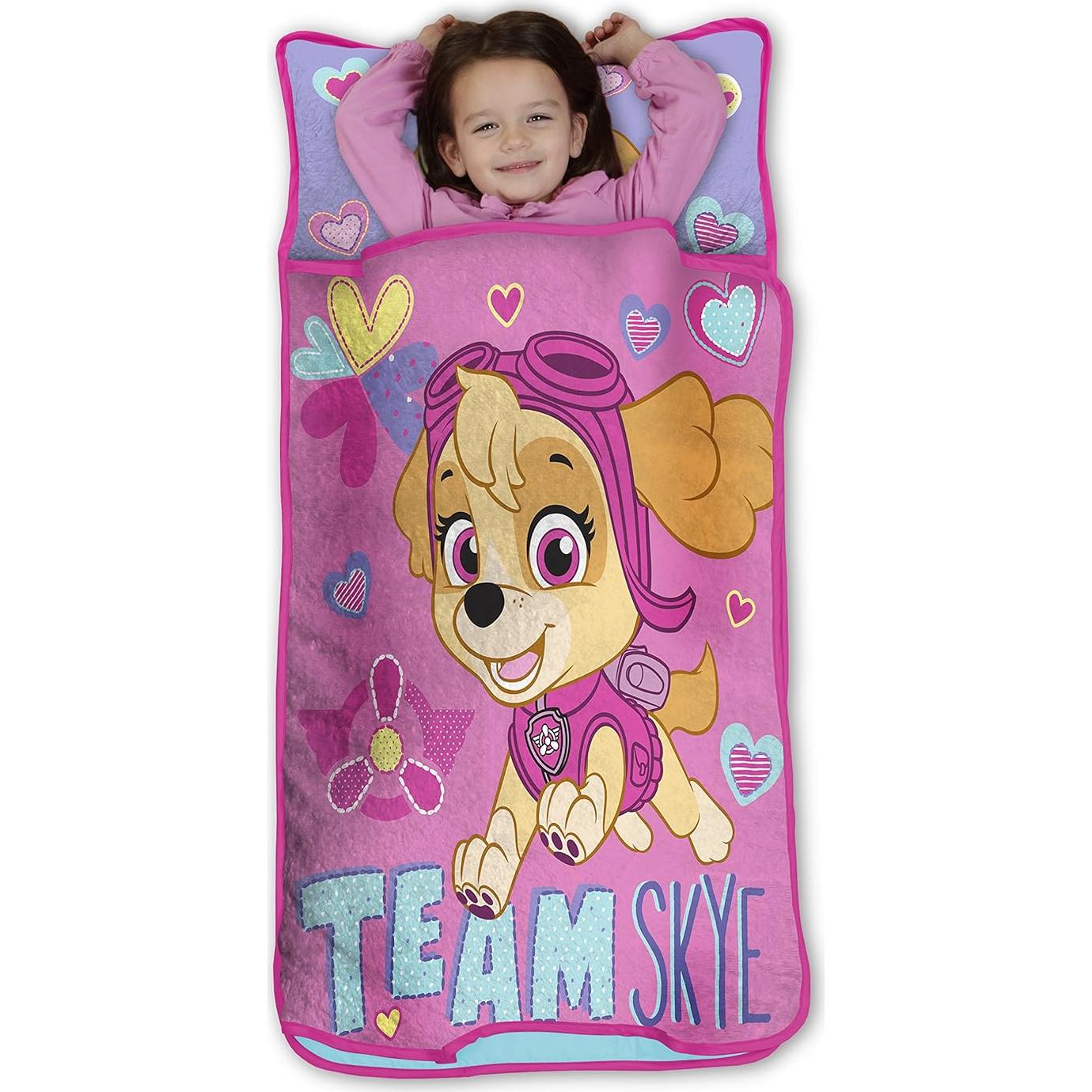 Estera para Siesta Paw Patrol Skye con Almohada y Manta