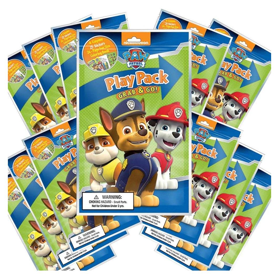 Paquete de 12 Juegos Agarra y Ve Nickelodeon Paw Patrol