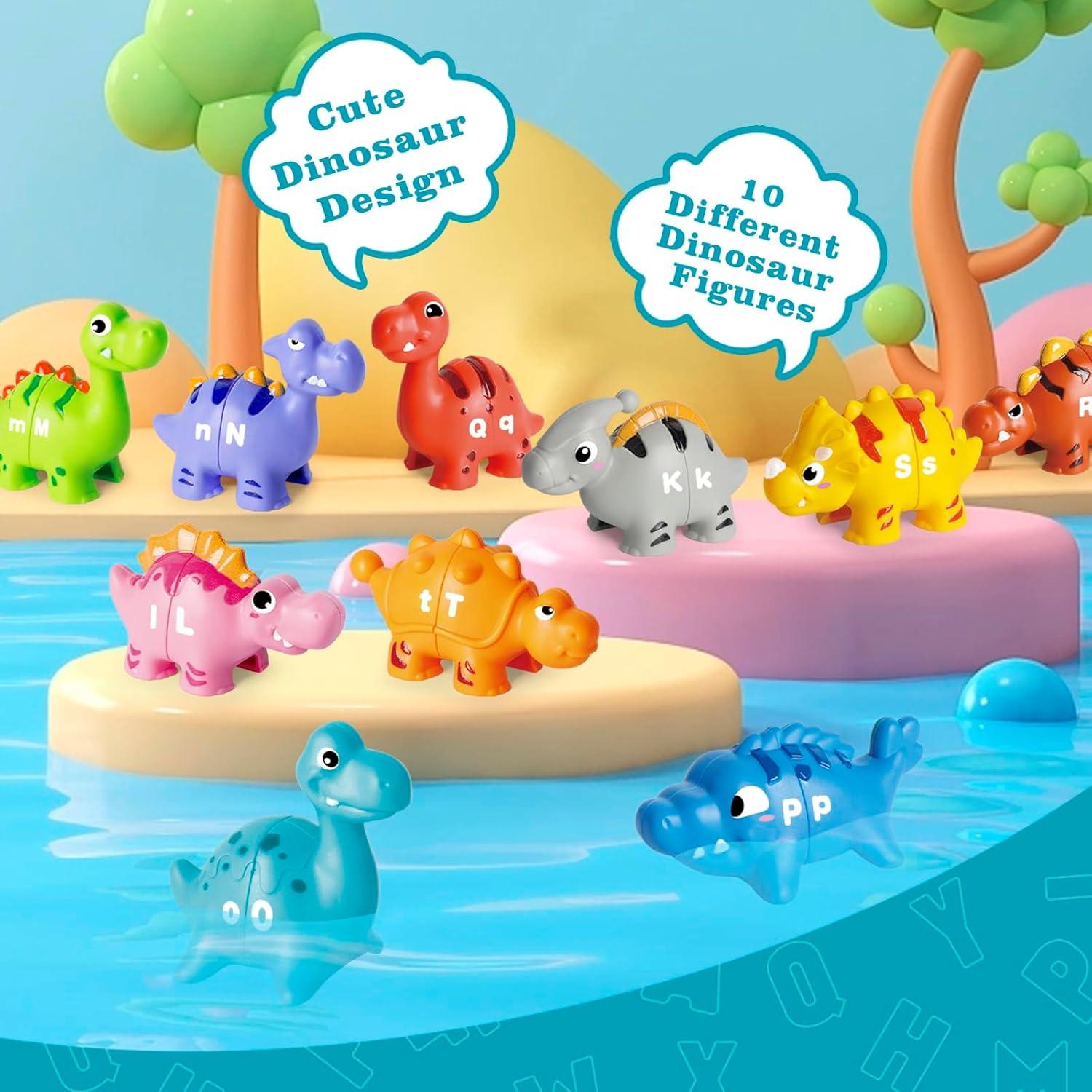 Juguete Educativo Dinosaurios 52 PCS ABC para Niños